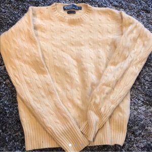 Yellow polo Ralph Lauren sweater